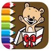 Bear Gift Page Coloring Game For Kids Edition