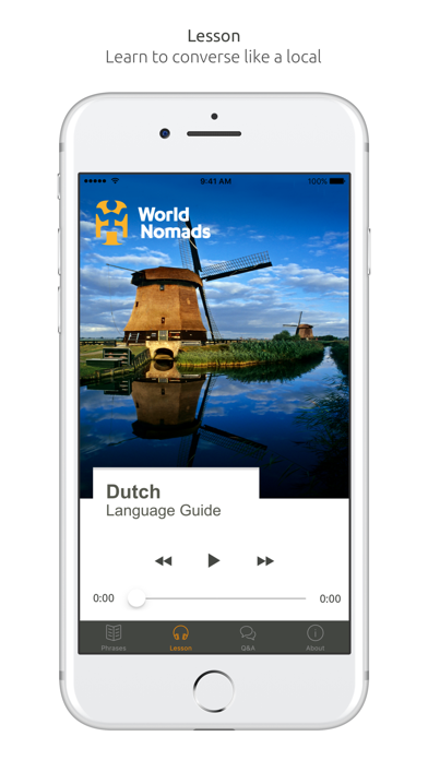 How to cancel & delete Dutch Language Guide & Audio - World Nomads from iphone & ipad 3
