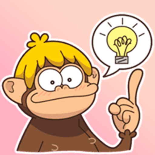 Adventurous Monkey Stickers