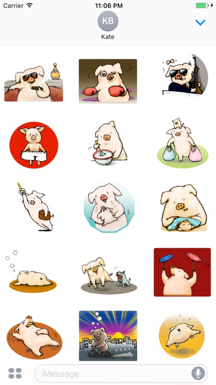 Story Of Reto Pig Sticker