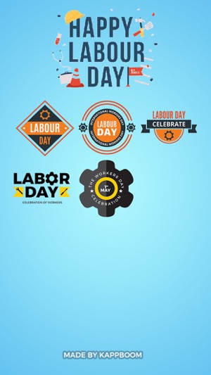 Happy Labor Day Stickers III by Kappboom(圖2)-速報App