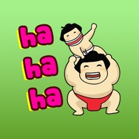 Sumo Dad And Son English Stickers