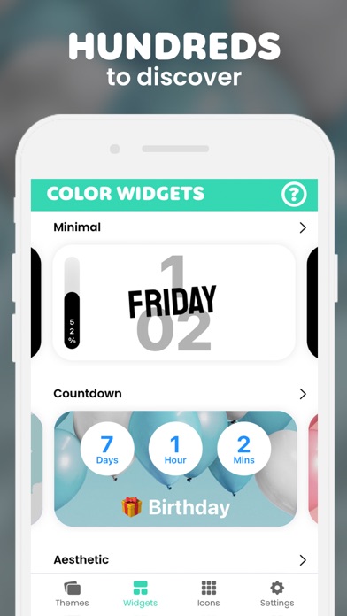 Color Widgets: Icône & Widgets