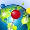 "Pin the World" allows you to save your favourite places in the form of PINS on a map