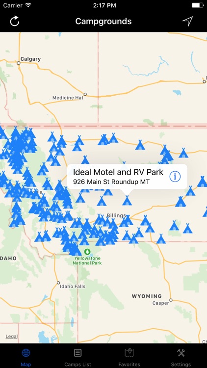 Montana – Campgrounds & RV Parks