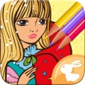 Princesa Livro De Colora&ccedil;&atilde;o Jogo De Babies Pintura icon