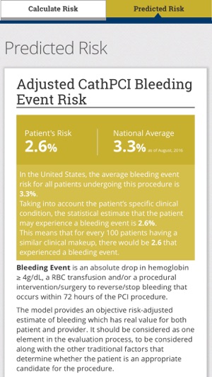 CathPCI Risk Calculator(圖4)-速報App