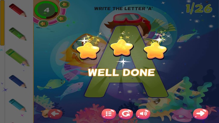 ABC Tracing Alphabet Learning Writing Letters screenshot-0