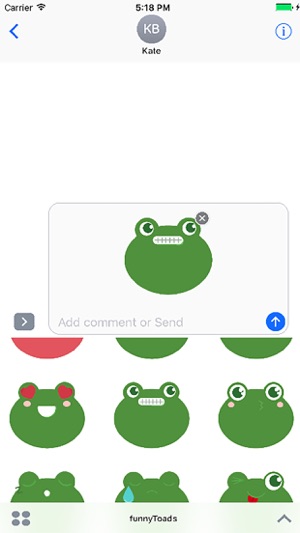 Funny toads - Cute stickers and emoji(圖4)-速報App