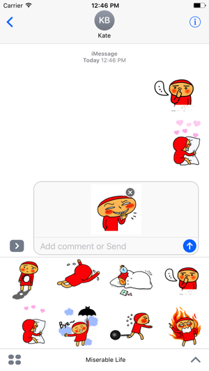 Miserable Life - Animated Stickers And Emoticons(圖2)-速報App