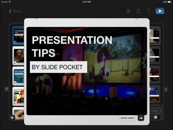 SlidePocket - Presentation and Slideshow Maker with Smart Presentations Themes screenshot