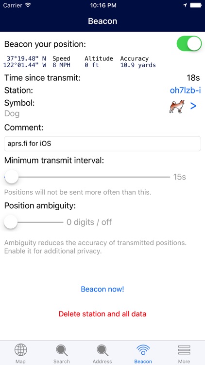 aprs.fi screenshot-4