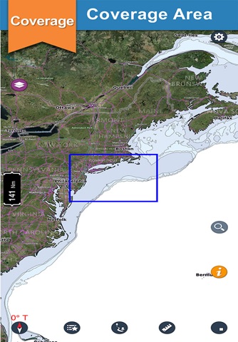New York - Nantucket boating offline fishing chart screenshot 2