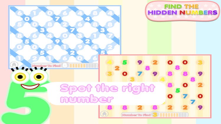 Find The Hidden Numbers - Learning Game For Kids