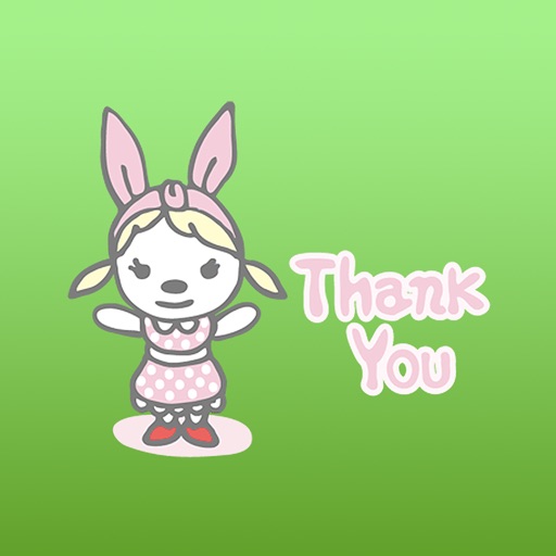 Blossom The Cute Little Rabbit Stickers iOS App