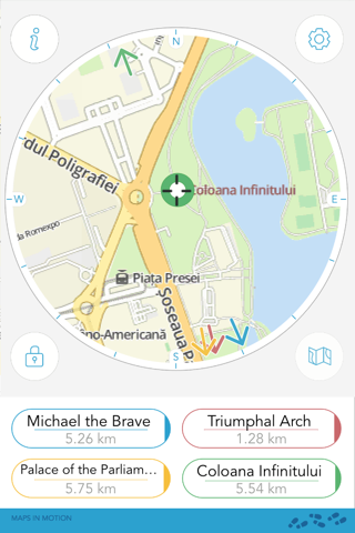 Bucarest on foot : Offline Map screenshot 3