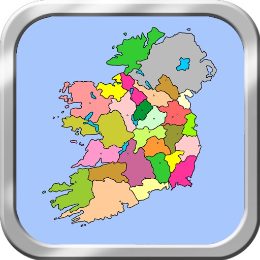 Ireland Puzzle Map Icon