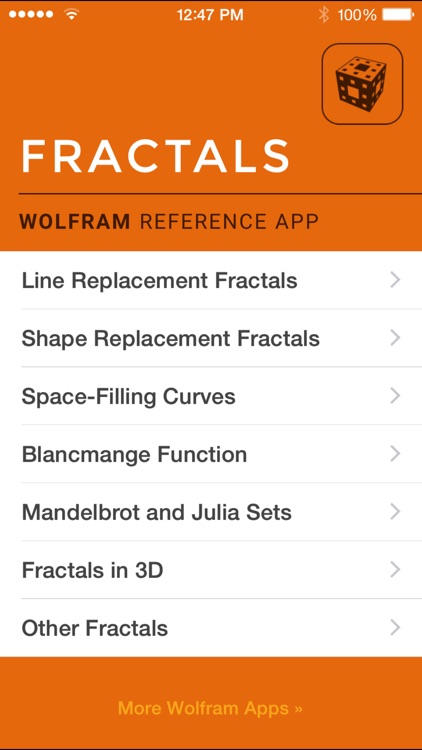 Wolfram Fractals Reference App