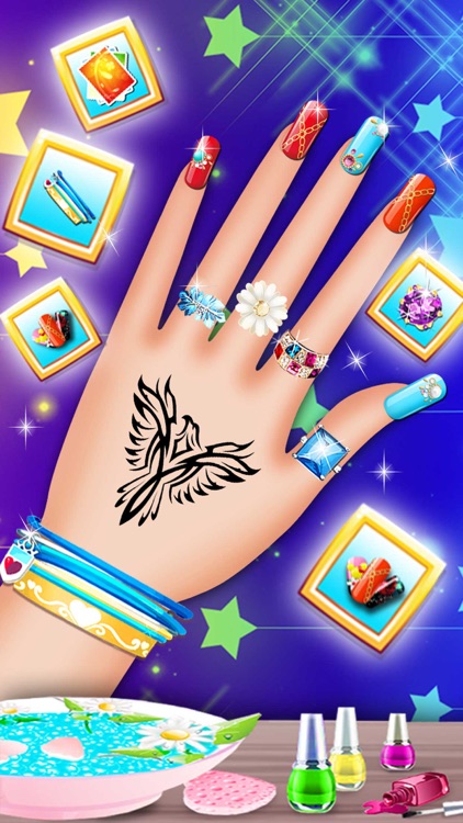 Princess Nail Art Salon - Girls Makeup Game