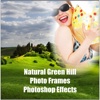 Natural Green Hill Photo Frames Photoshop Effects