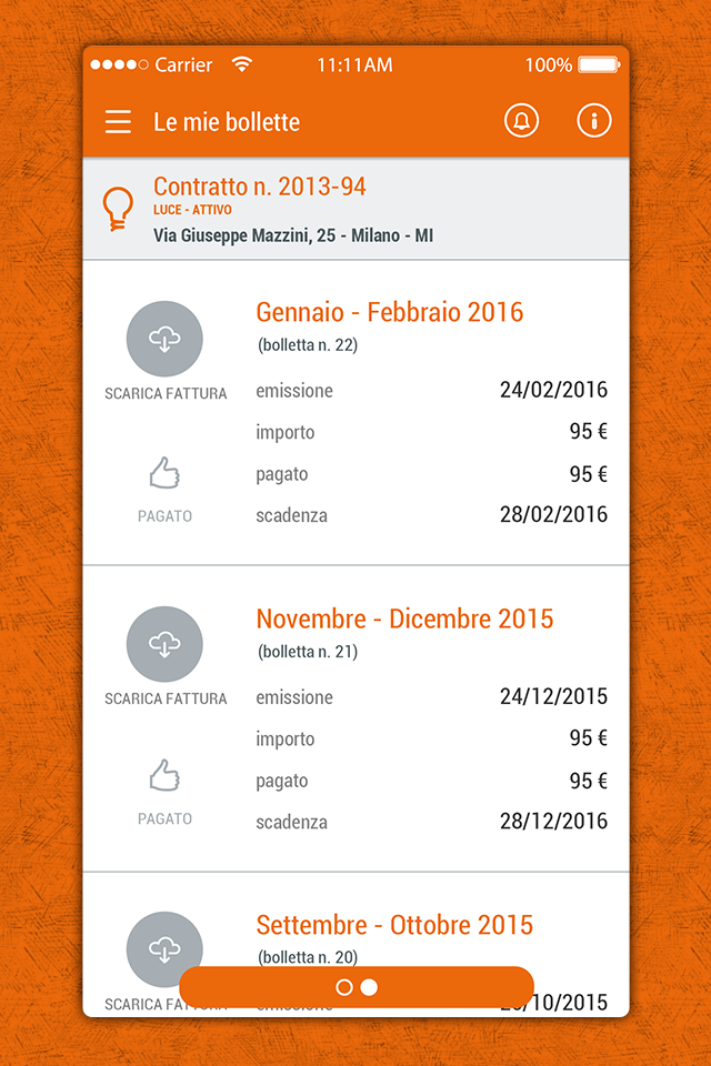 VeritasEnergia App gas e luce