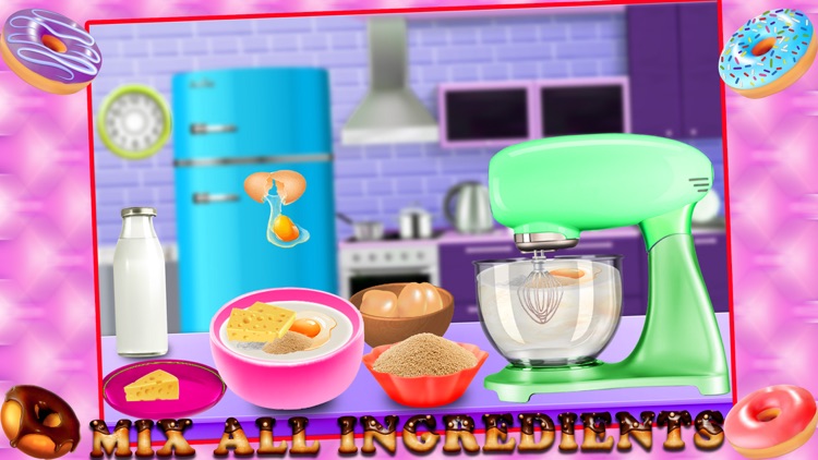 Ice cream Donuts Maker – Desserts Chef