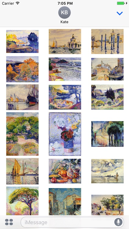 Henri Edmond Cross Artworks Stickers screenshot-3