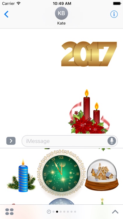 New Year Collection  Stickers for iMessage screenshot-4