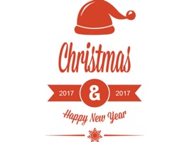 Christmas & New year 2017 Stickers