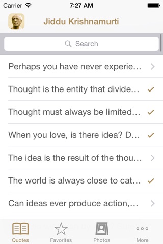 Krishnamurti Wisdom Quotes screenshot 2