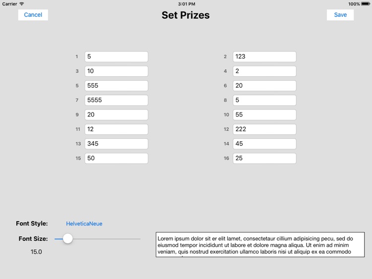 iPrizeWheel HD