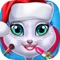 Christmas Kitty Spa Salon Game For Kids 