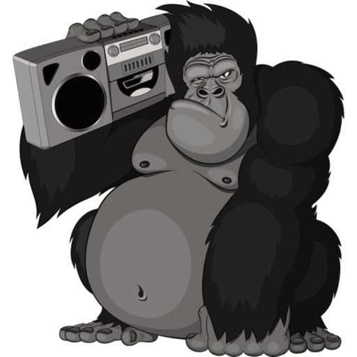 Gorilla Funny Stickers