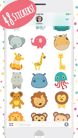 Super Cute Baby Animals Stickers(圖1)-速報App