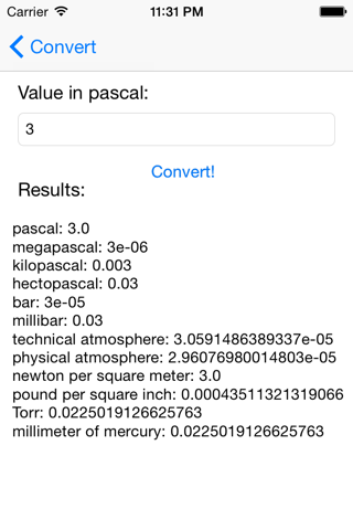 Pressure converter professional screenshot 3