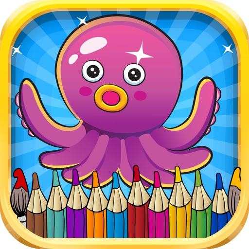 Coloring Pages for kids - Animals Coloring Pages iOS App