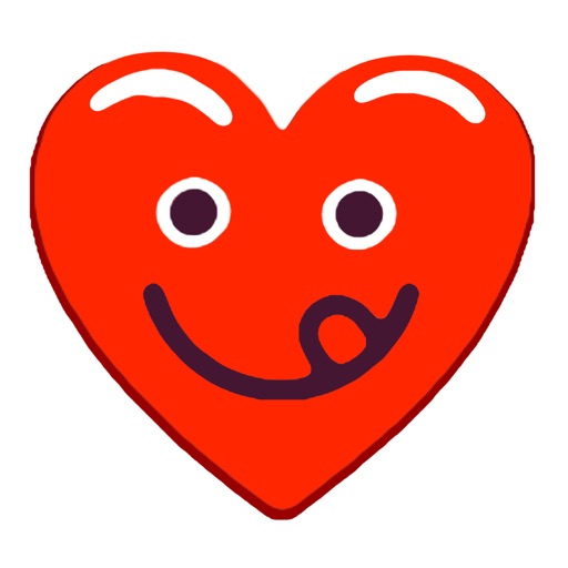 Heart Red Love Emojis Stickers for iMessage