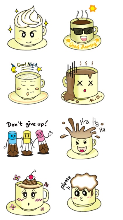 Coffee Cup Stickers