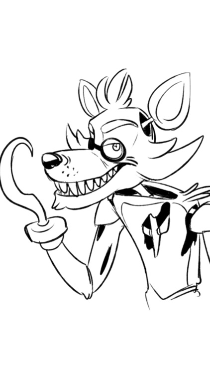 Coloing Pages For Five Nights At Freddy's Edition