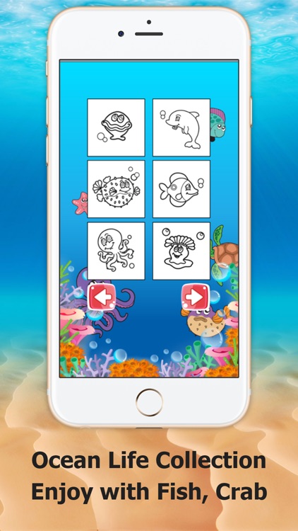 Children Ocean Fish Coloring Page - Games for kids