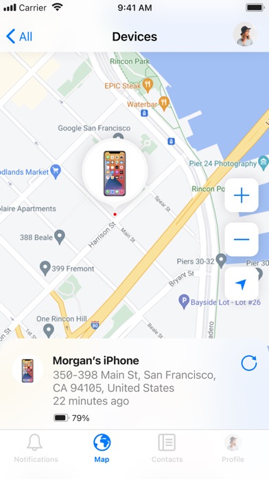 Find my Phone, Friends - iMapp screenshot 4