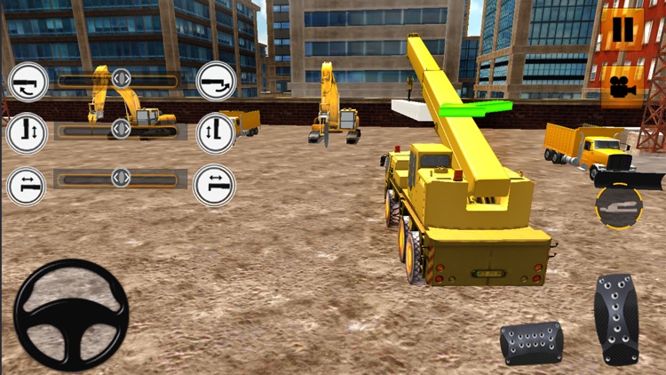 Supermarket crane operator 3D