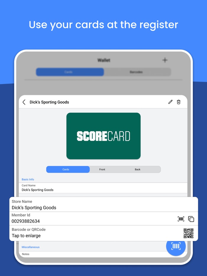 SwipeDex - Digital Card Wallet