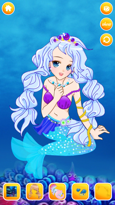 How to cancel & delete Dress up Mermaid® - Girly Games from iphone & ipad 4