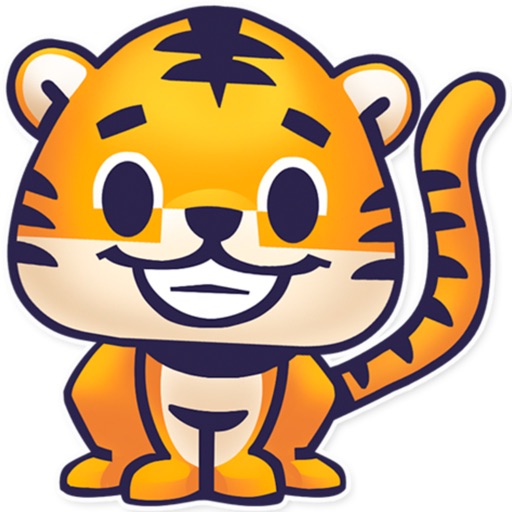 Baby Rawai Tiger stickers by Evgeny icon