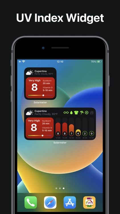 Solarmeter: UV Index Widget