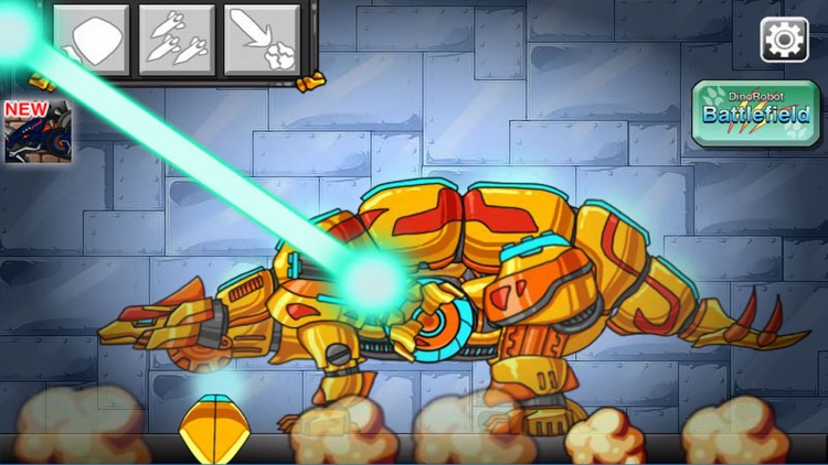 Combine! Dino Robot - Stego Gold screenshot-3