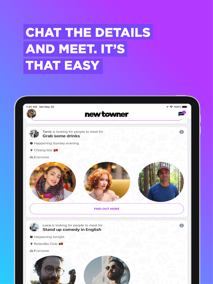 NewTowner Meet People Nearby