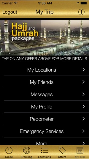 Hajj Pilgrim Tracker App