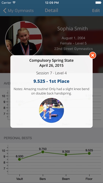 Kip - Gymnastics Meet Tracker screenshot-4